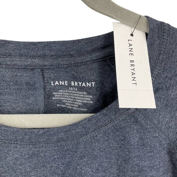 Lane Bryant Short Sleeve Black Top Size 14/16 NWT - Picture 3 of 6